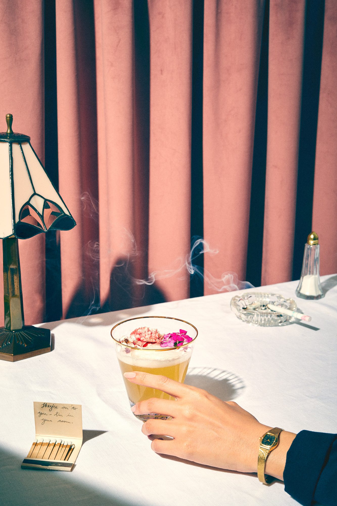 Beverage styling by Hannah Canvasser